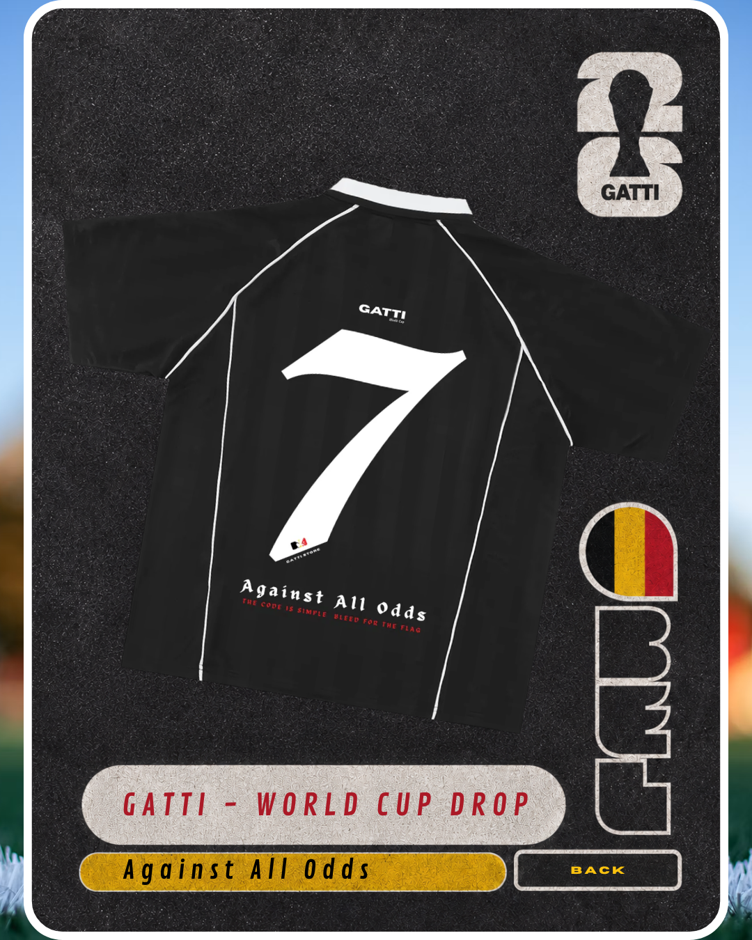 Jersey Belgium GATTI World Cup